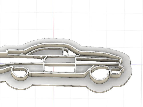 3D Model to Print Your Own 59 Pontiac Catalina Cookie Cutter DIGITAL FILE ONLY