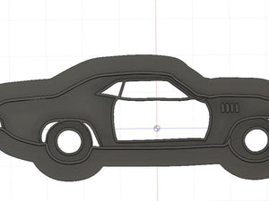 3D Printed Cookie Cutter Inspired by a 1971 Plymouth Barracuda