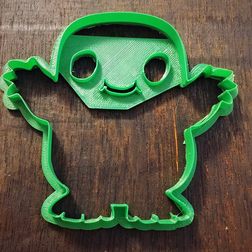 3D Printed Cookie Cutter Inspired by Dr. Who Adipose