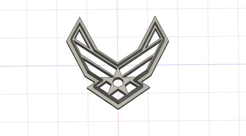 3D Model to Print Your Own USAF Logo Cookie Cutter DIGITAL FILE ONLY