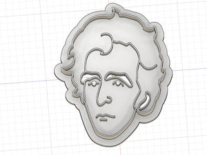 3D Printed Andrew Jackson Cookie Cutter