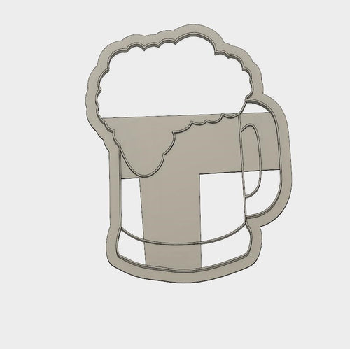 3D Model to Print Your Own Beer Cookie Cutter DIGITAL FILE ONLY