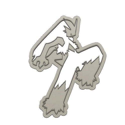 3D Model to Print Your Own Pokemon Blazekin Cookie Cutter DIGITAL FILE ONLY