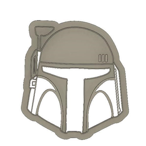 3D Model to Print Your Own Boba Fett Cookie Cutter DIGITAL FILE ONLY