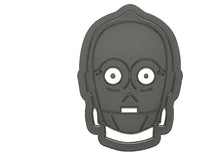 Load image into Gallery viewer, 3D Printed Cookie Cutter Inspired by Star Wars C3P0