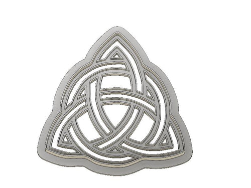 3D Model to Print Your Own  Charmed Celtic Knotwork Cookie Cutter DIGITAL FILE ONLY
