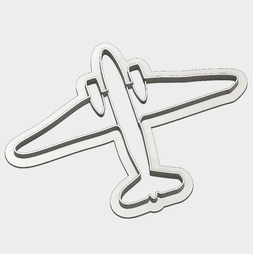 3D Model to Print Your Own USAF DC-3 Cookie Cutter DIGITAL FILE ONLY