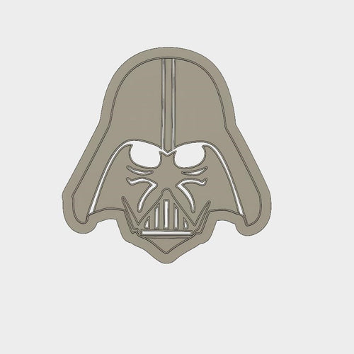 3D Model to Print Your Own Darth Vader Cookie Cutter DIGITAL FILE ONLY
