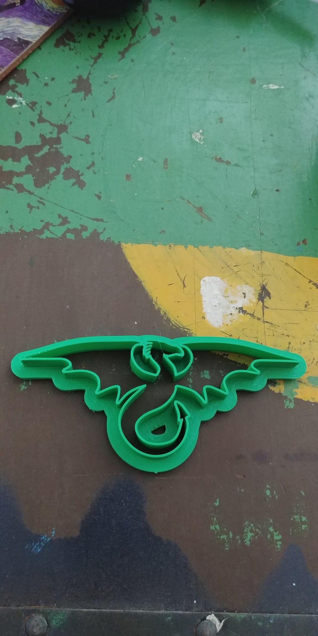 3D Printed Flying Dragon Cookie Cutter