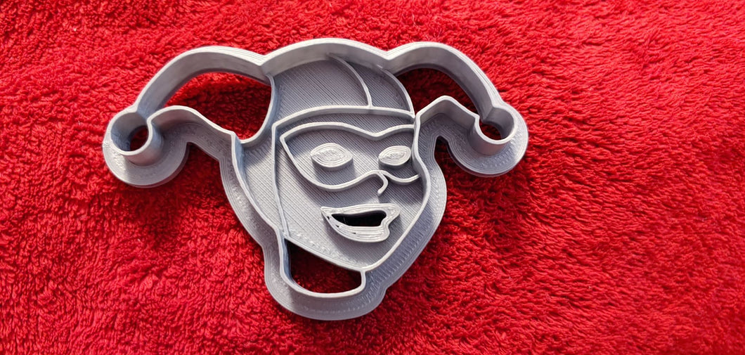 3D Printed Cookie Cutter Inspired by DC Comics Harley Quinn