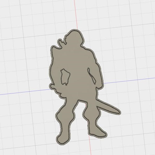3D Model to Print Your Own He-Man Cookie Cutter DIGITAL FILE ONLY