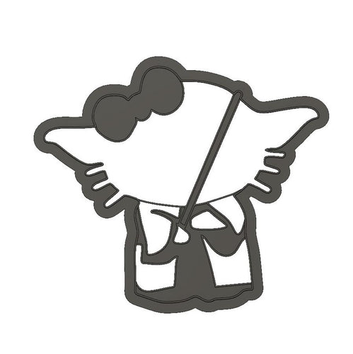 3D Model to Print Your Own Hello Kitty Yoda Cookie Cutter DIGITAL FILE ONLY