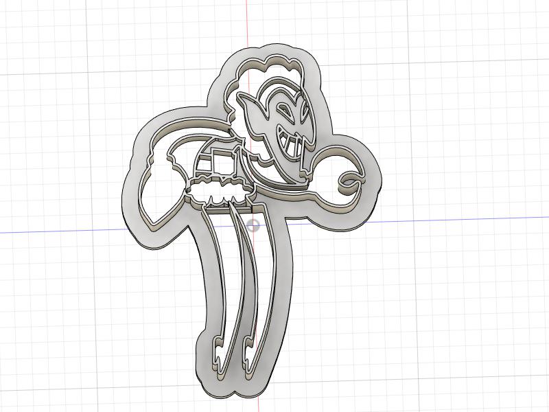 3D Printed Cookie Cutter  Inspired by Power Puff Girls His Infernal Majesty