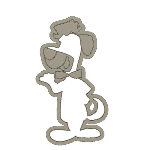 3D Model to Print Your Own Huckleberry Hound Cookie Cutter DIGITAL FILE ONLY