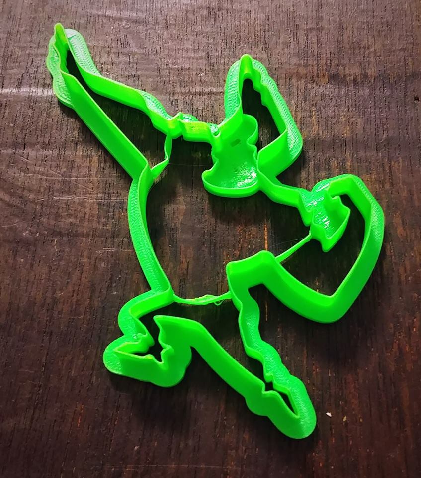 3D Printed Cookie Cutter Inspired by Cartoon Network Johnny Bravo Flex
