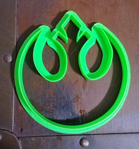 3D Printed Cookie Cutter Inspired by Star Wars Rebel Symbol