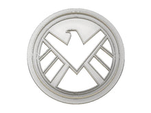 Load image into Gallery viewer, 3D Printed Cookie Cutter Inspired by Marvels Shield Logo