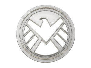 3D Printed Cookie Cutter Inspired by Marvels Shield Logo