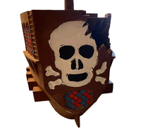 Load image into Gallery viewer, 3D Printed Hand Painted Sunken Ship Dice Tower Dice Roller