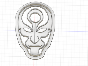 Copy of Copy of Copy of 3D Printed Avatar the Last Air Bender Amon Inspired Cookie Cutter
