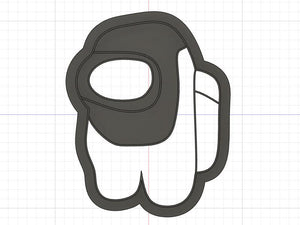 3D Printed Cookie Cutter Inspired by Among Us