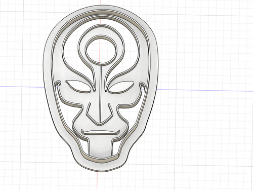 3D Model to Print Your Own Avatar Amon Mask Cookie Cutter DIGITAL FILE ONLY