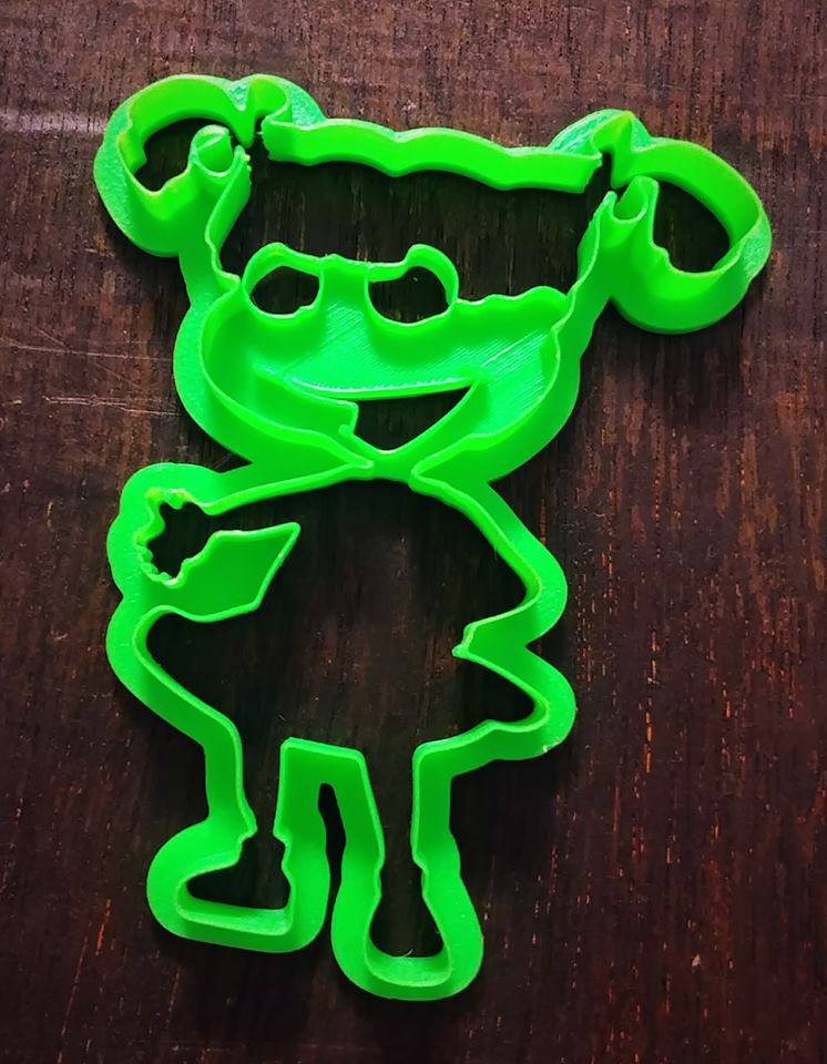 3D Printed Cookie Cutter Inspired by Nickelodeon Rugrats Angelica
