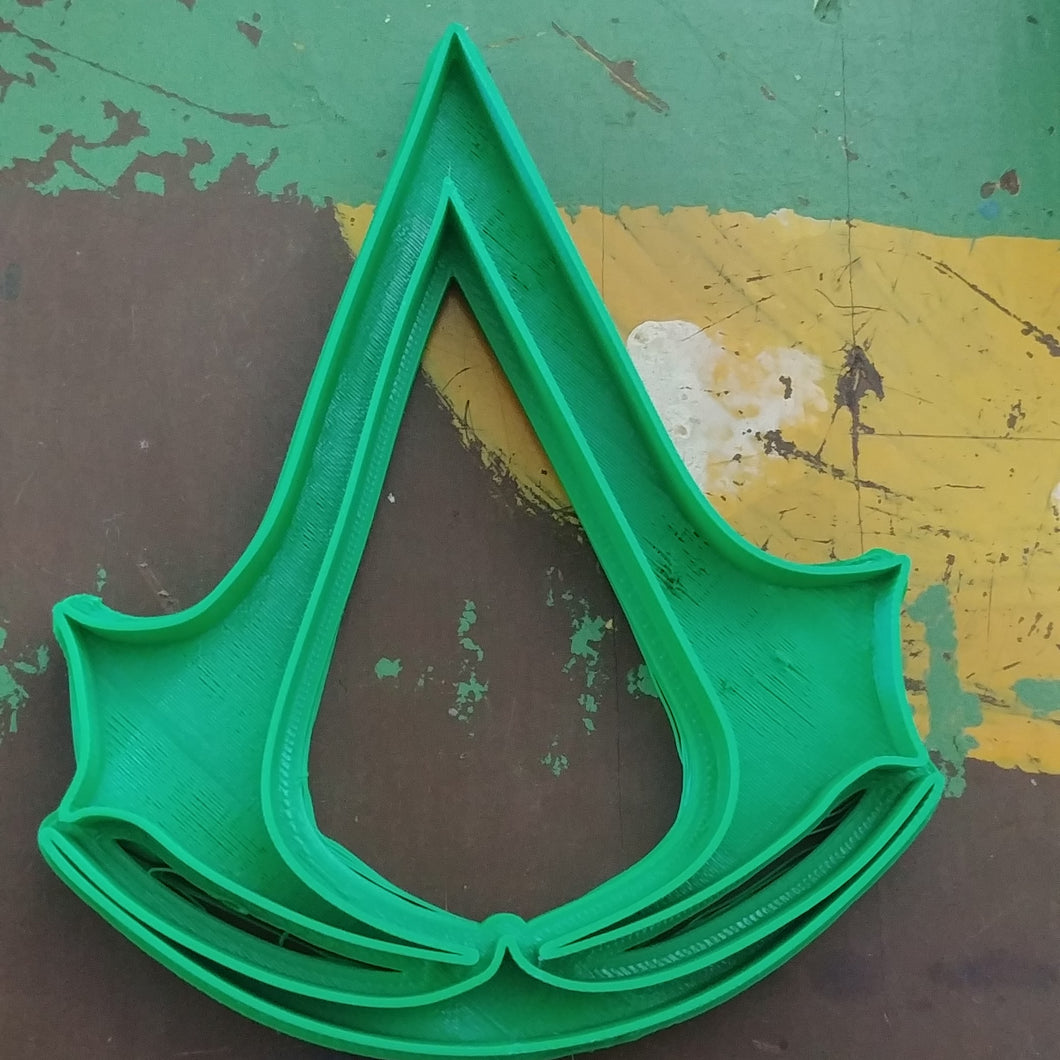 3D Printed Cookie Cutter Inspired by Assassins Creed Logo