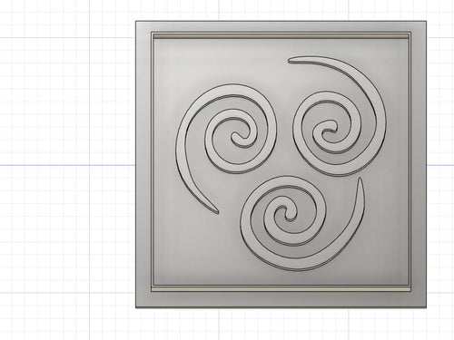 3D Model to Print Your Own Avatar the Last Air Bender Air Element Cookie Cutter DIGITAL FILE ONLY
