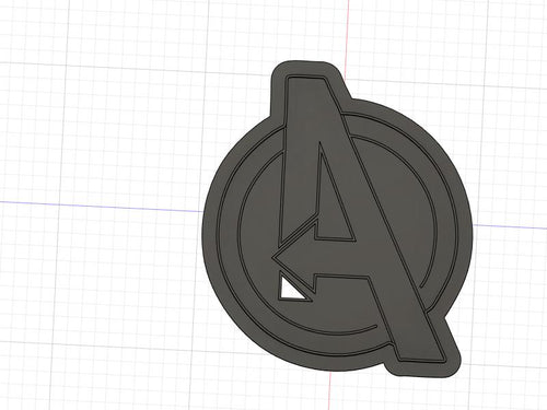 3D Model to Print Your Own Avengers Cookie Cutter DIGITAL FILE ONLY