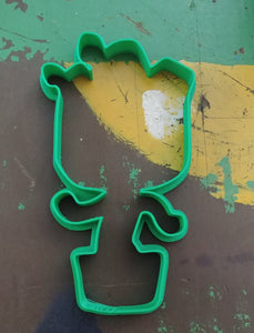 3D Printed Cookie Cutter Inspired by Marvel Gaurdian's of the Galaxy Baby Groot