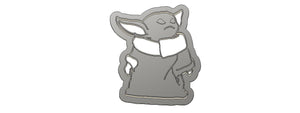 3D Printed Cookie Cutter Inspired by Star Wars Baby Yoda Standing