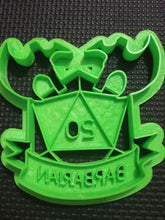 Load image into Gallery viewer, 3D Printed DnD Barbarian Cookie Cutter