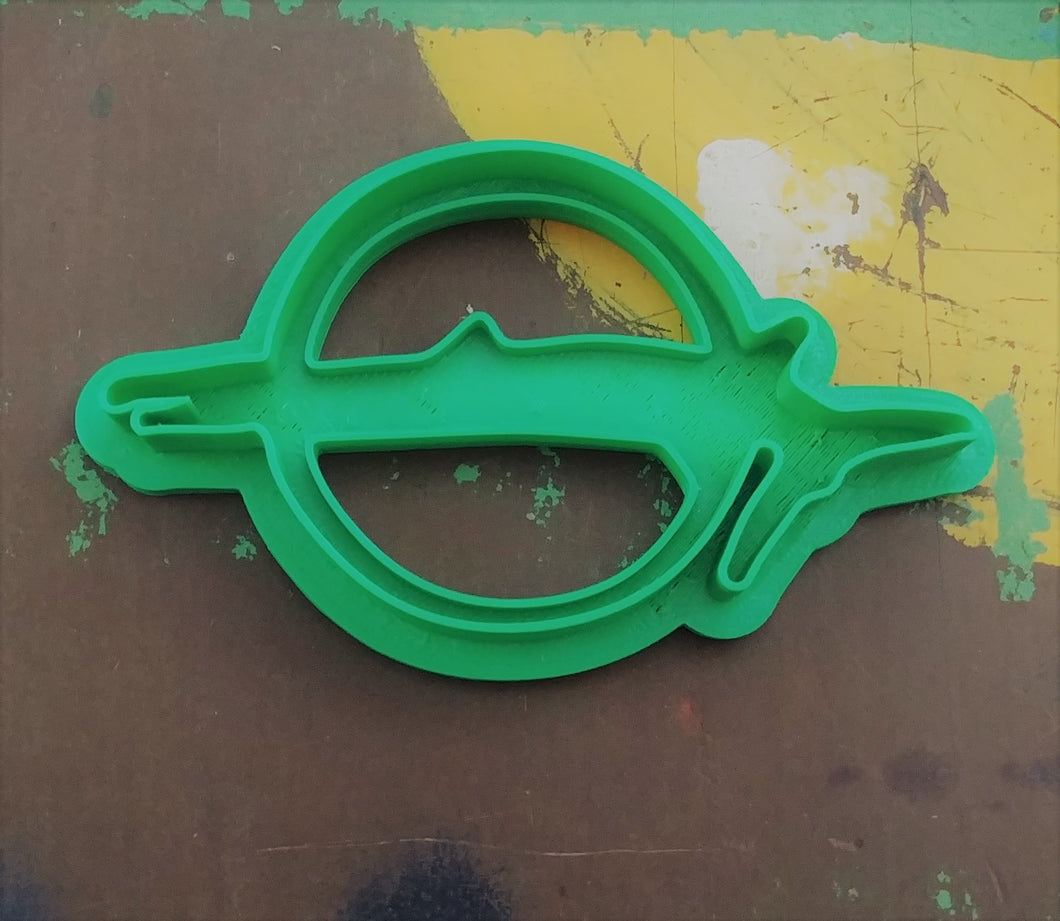 3D Printed Cookie Cutter Inspired by Plymouth Barracuda Emblem