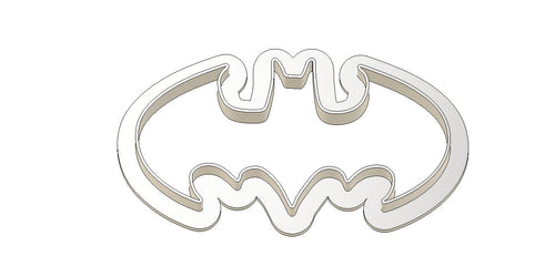 3D Model to Print Your Own Batman Symbol Cookie Cutter DIGITAL FILE ONLY