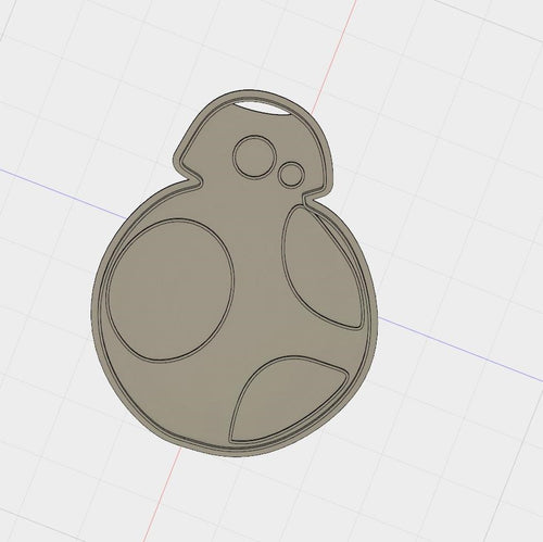3D Model to Print Your Own BB-8 Cookie Cutter DIGITAL FILE ONLY