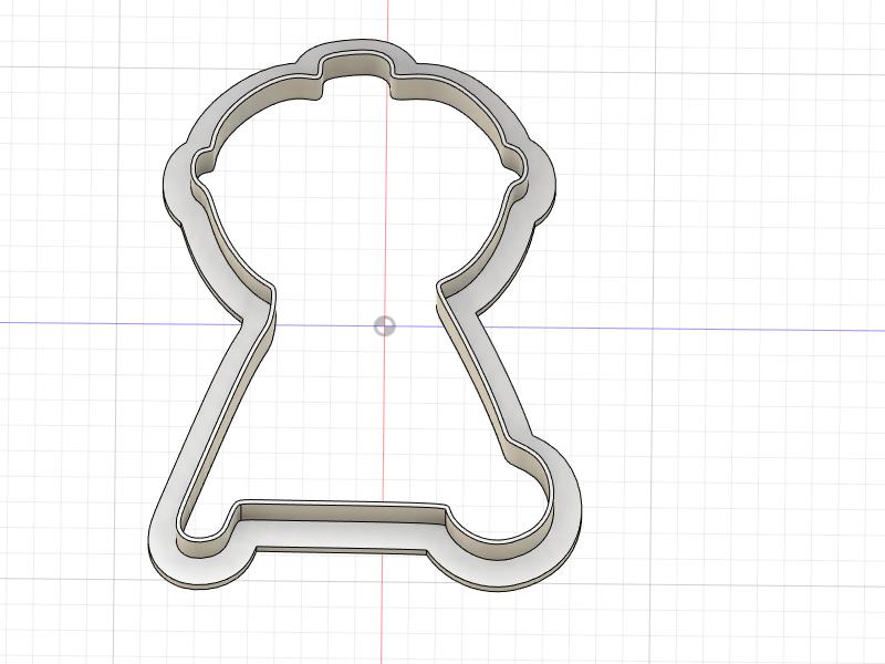 3D Printed BBQ Grill Cookie Cutter