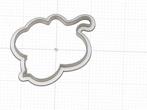 3D Model to Print Your Own Bee Outline Cookie Cutter DIGITAL FILE ONLY