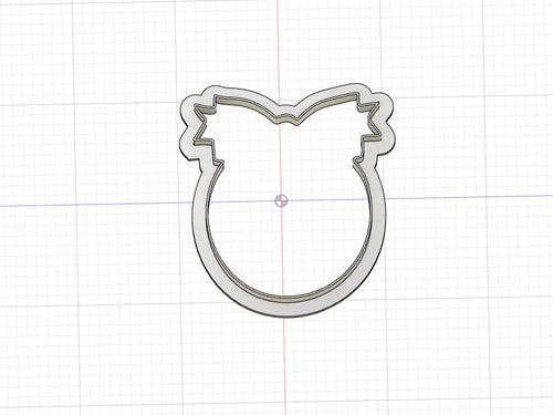 3D Model to Print Your Own Babies Bib Cookie Cutter DIGITAL FILE ONLY