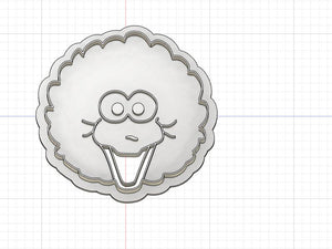 3D Printed Sesame Street Big Bird Cookie Cutter