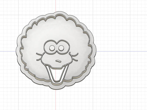3D Model to Print Your Own Sesame Street Bigbird Cookie Cutter DIGITAL FILE ONLY