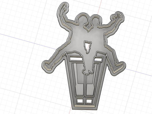 3D Model to Print Your Own Bill and Ted's Excellent Cookie Cutter DIGITAL FILE ONLY