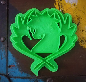 3D Printed Cookie Cutter Inspired by Fairy Tail Blue Pegasus Guild Crest