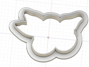 3D Printed Blueberry Outline Cookie Cutter