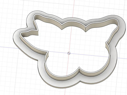 3D Model to Print Your Own Blue Berry  Cookie Cutter DIGITAL FILE ONLY