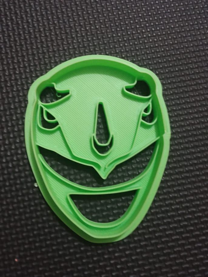 3D Printed Cookie Cutter Inspired by Blue MMPR Ranger