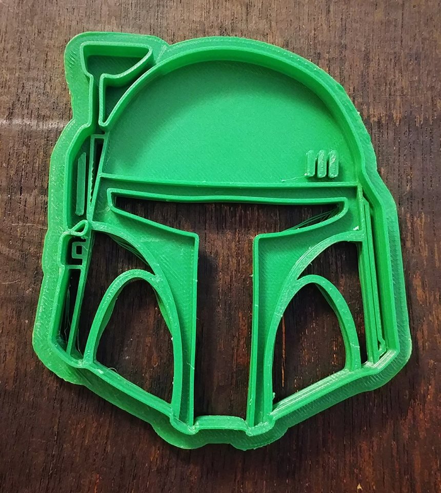 3D Printed Cookie Cutter Inspired by Star Wars Boba Fett