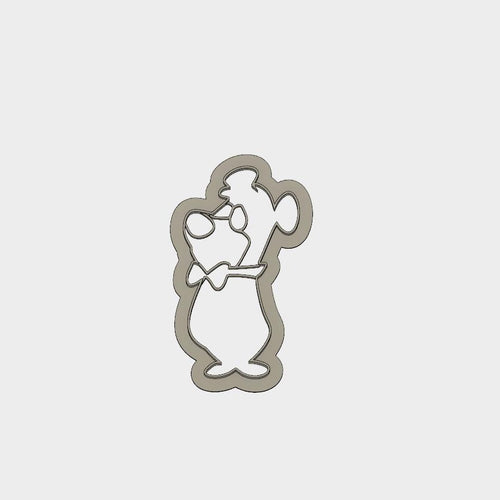 3D Model to Print Your Own Yogi's Booboo Bear Cookie Cutter DIGITAL FILE ONLY