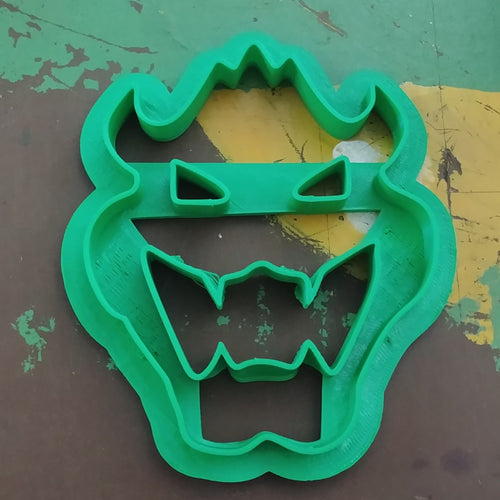 3D Printed Cookie Cutter Inspired by Super Mario King Bowser