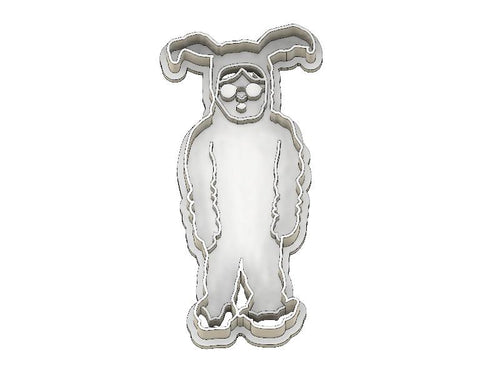 3D Model to Print Your Own A Christmas Story Bunny PJs Cookie Cutter DIGITAL FILE ONLY